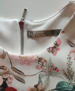 Vestido estampado floral Sfera Casual M