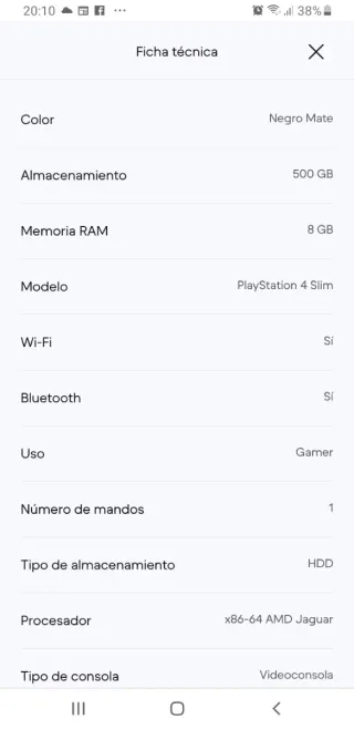 Vendo play station 4 con muy pco uso