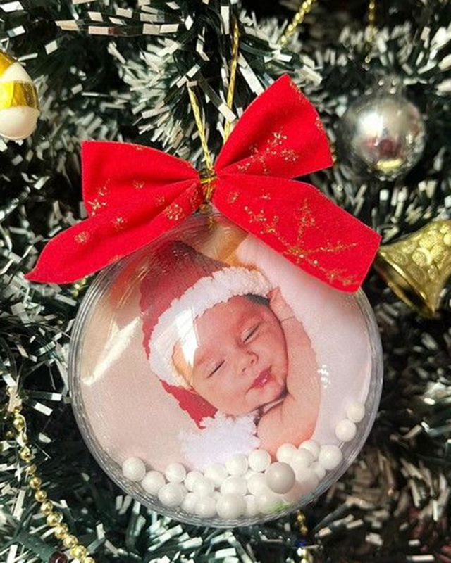 Bolas Navideñas Personalizadas con fotos