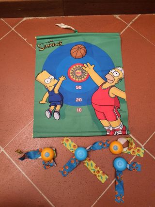 Bersaglio Simpsons + 6 frecce velcro