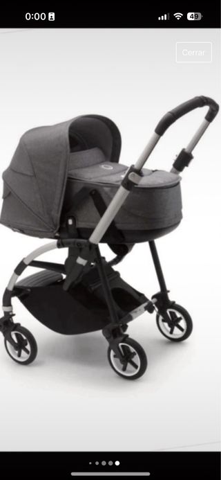 Carrito bugaboo bee 5 gris melange