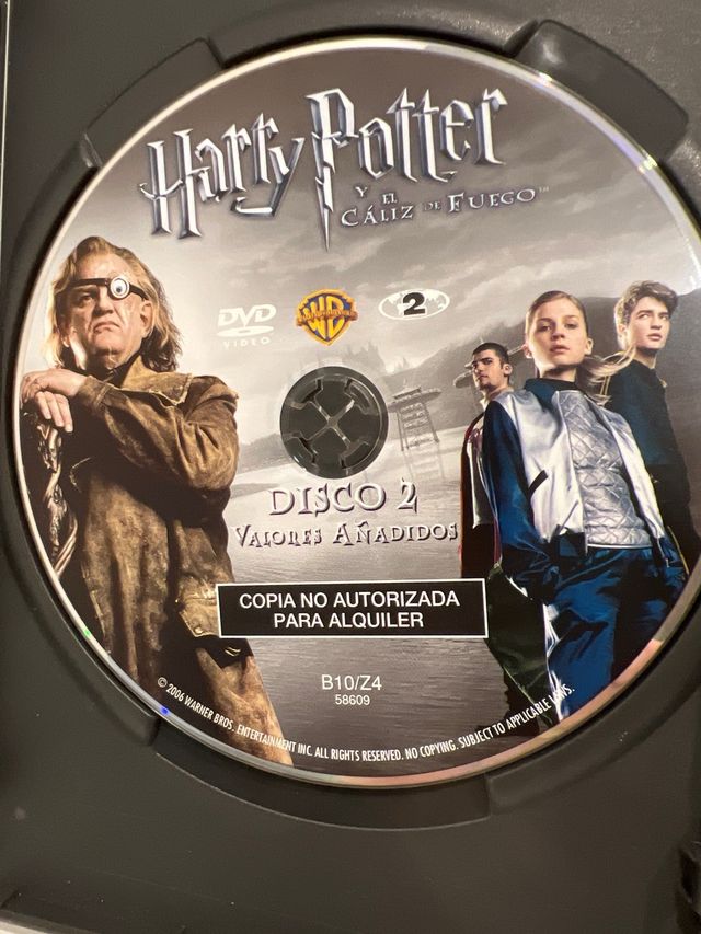 DVD Harry Potter y el cáliz de fuego. Ed. especial