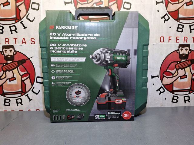 ®️ATORNILLADOR IMPACTO COCHE 400Nm PARKSIDE