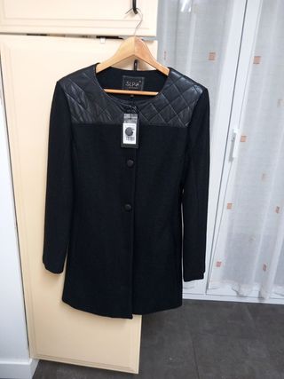 Abrigo mujer lana nuevo