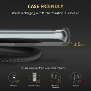 Cargador inalámbrico 10W Qi  (2 unidades)