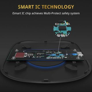 Cargador inalámbrico 10W Qi  (2 unidades)