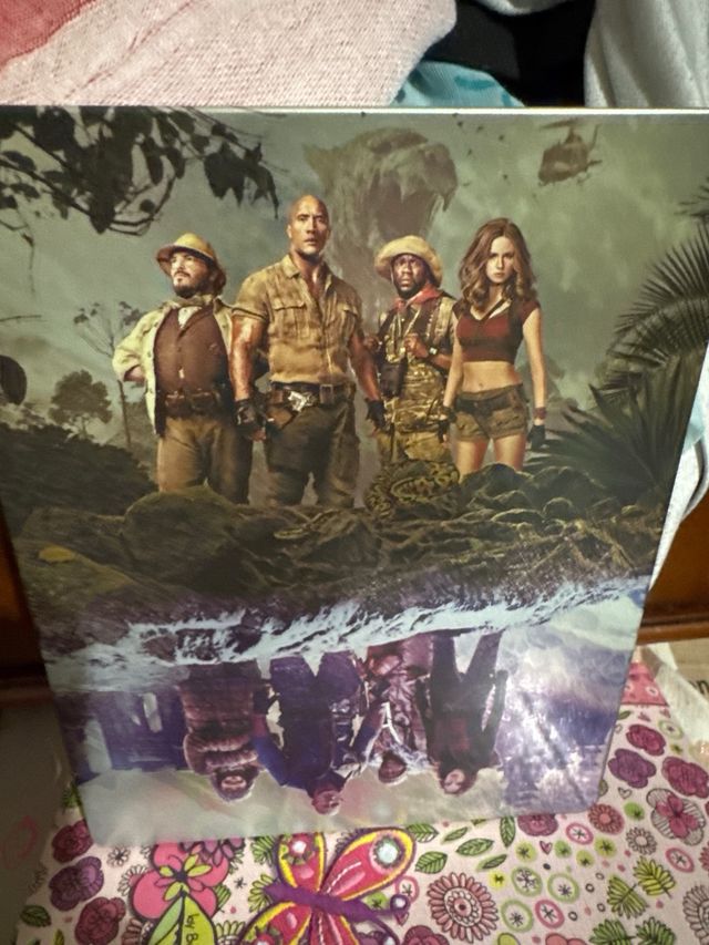 Bluray: jumanji 1 y 2 caja metalica