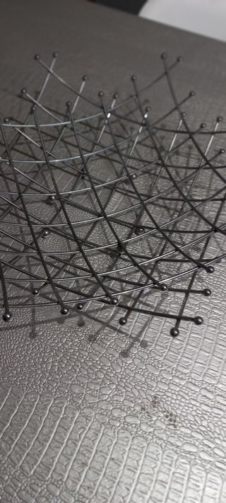 N.2 cestini in acciao