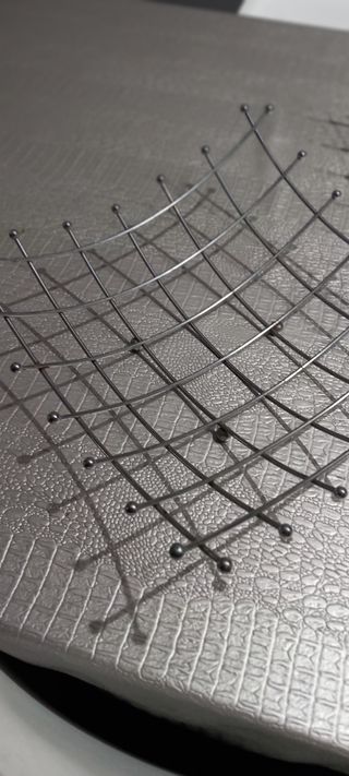 N.2 cestini in acciao