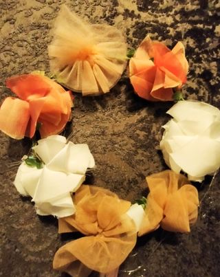 8 Pack coronas de flores festivaleras