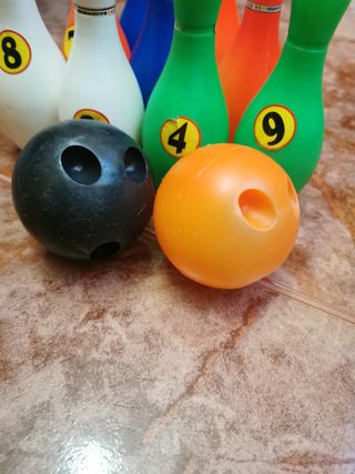 Mini conjunto de bowling