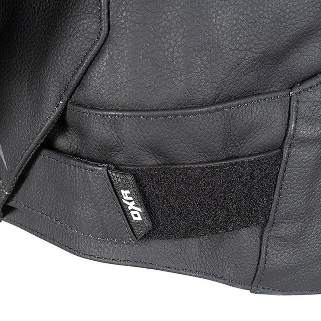 Chaqueta de cuero moto invierno