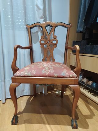 Sillón estilo Isabelino