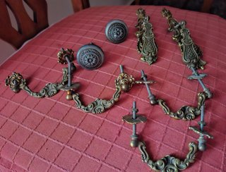 Tiradores y pomos alfonsinos. Vintagne