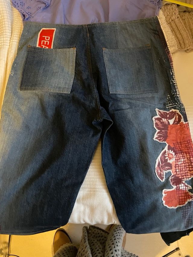 Vaqueros setenteros cintura baja