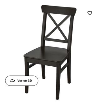 Par de juego de sillas ingolf mas cojin malinda