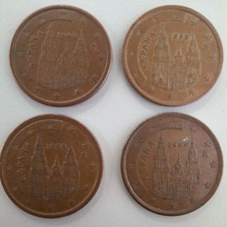 Lotto 5 centesimi Spagna 1999