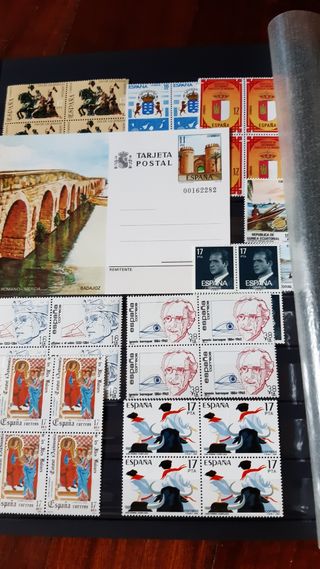 Sellos España-Andorra del 78 al 94 nuevos.