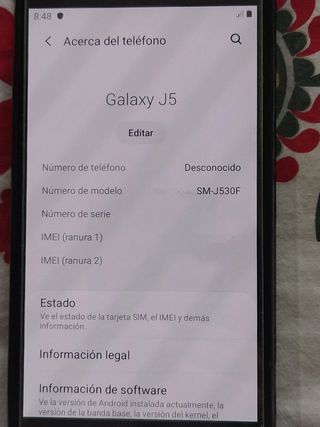 Samsung Galaxy J5 (2017).