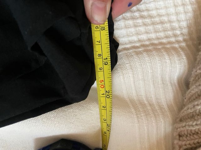 Pantalon negro ancho