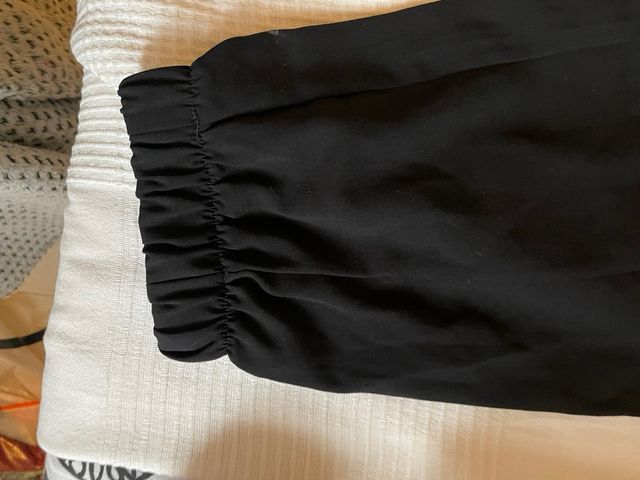 Pantalon negro ancho