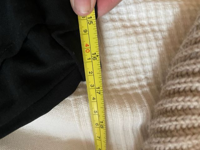 Pantalon negro ancho