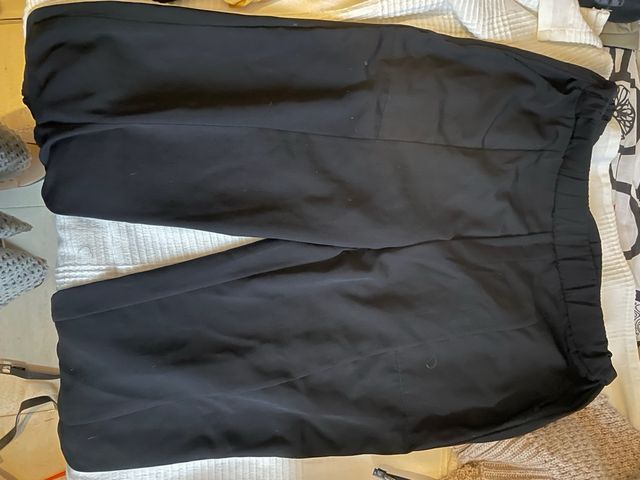 Pantalon negro ancho