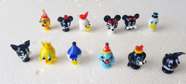 12 personaggi Walt Disney in vetro di murano