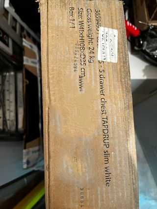 Cómoda 5 cajones Nueva sin usar