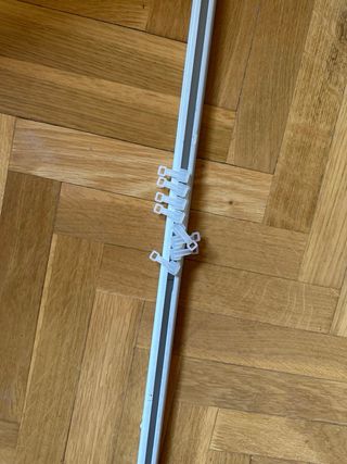 Riel manual cortina extensible