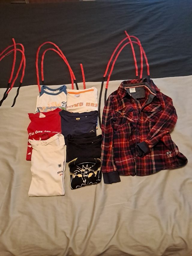 Ropa invierno y verano niño talla 8 años