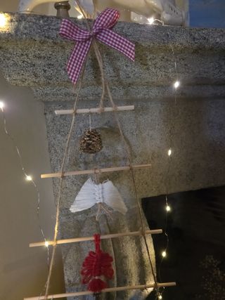 Addobbi natalizi  macrame  Albero di Natale  