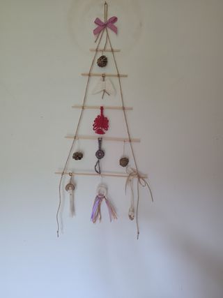 Addobbi natalizi  macrame  Albero di Natale  