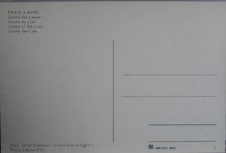 Cartolina da Praia -Grotta del Leone anni '60