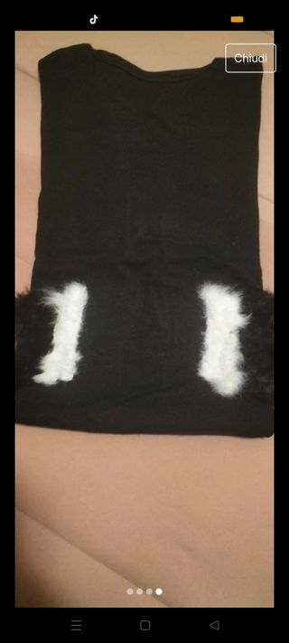 Maglie a giro in lana rasata