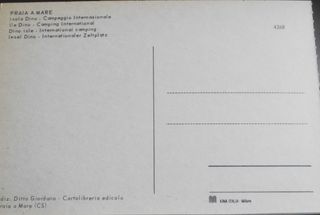 Praia a Mare - Isola di Dino Anni '60