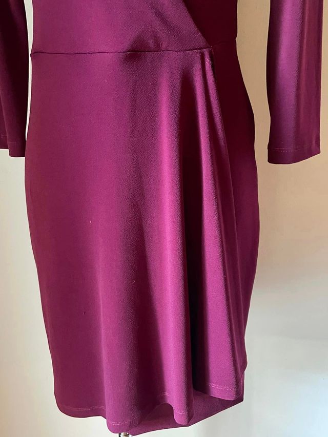 Abito CristinaEffe con incrocio bordeaux Tg 42