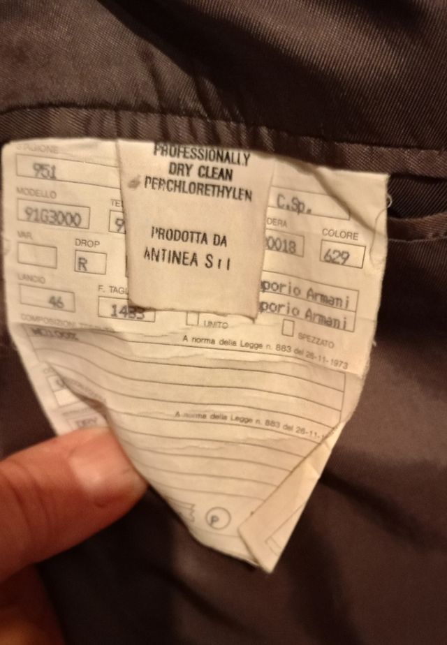 Giacca Emporio Armani