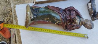 Figuras belén antiguas escayola 