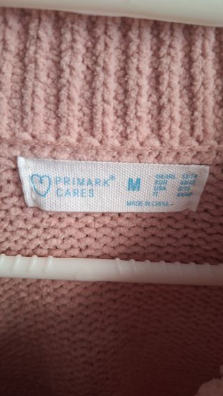 Jersey rosa de lana talla M