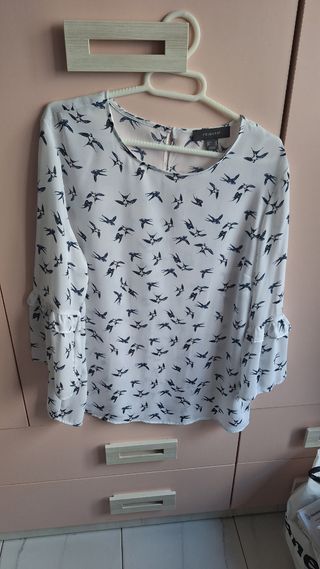 Blusa de mangas largas talla L