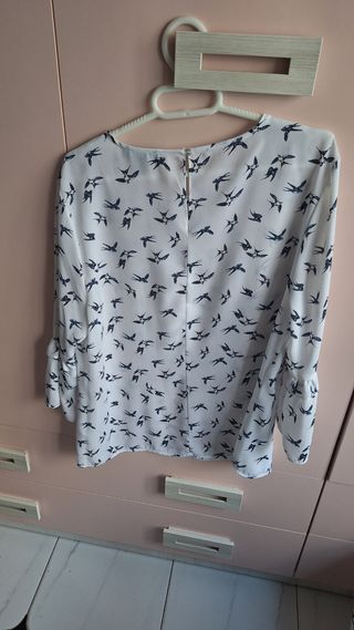 Blusa de mangas largas talla L