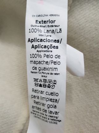 Chaqueta Carolina Herrera