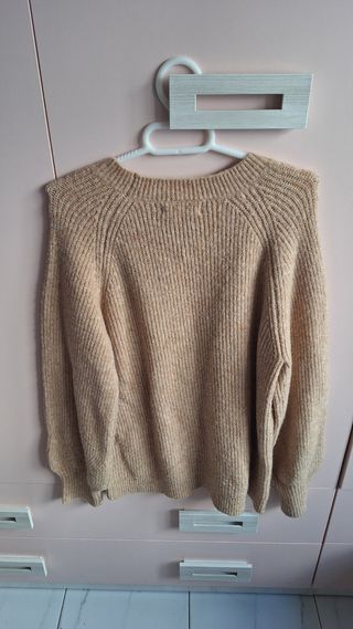 Jersey de lana marrón 