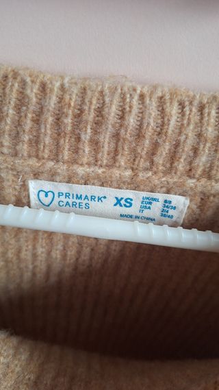 Jersey de lana marrón 