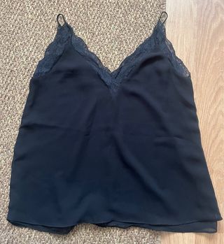 Camiseta lencera Zara