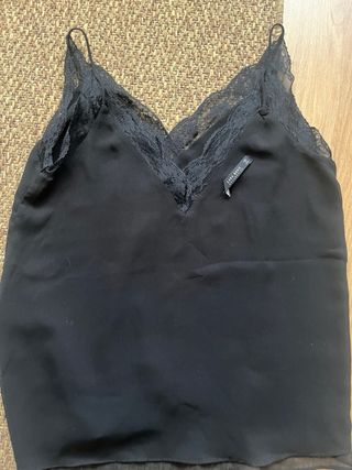 Camiseta lencera Zara