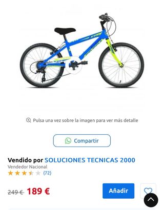 Bicicleta niño