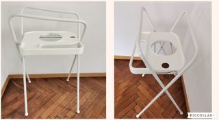 BAÑERA CON PATAS BEBÉ-JOU+HAMACA/SIENTO TRANSATDO