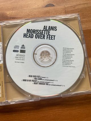 Alanis Morissette Head Over Feet CD